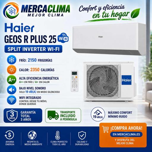 Split Haier GEOS R Plus 25 WiFi