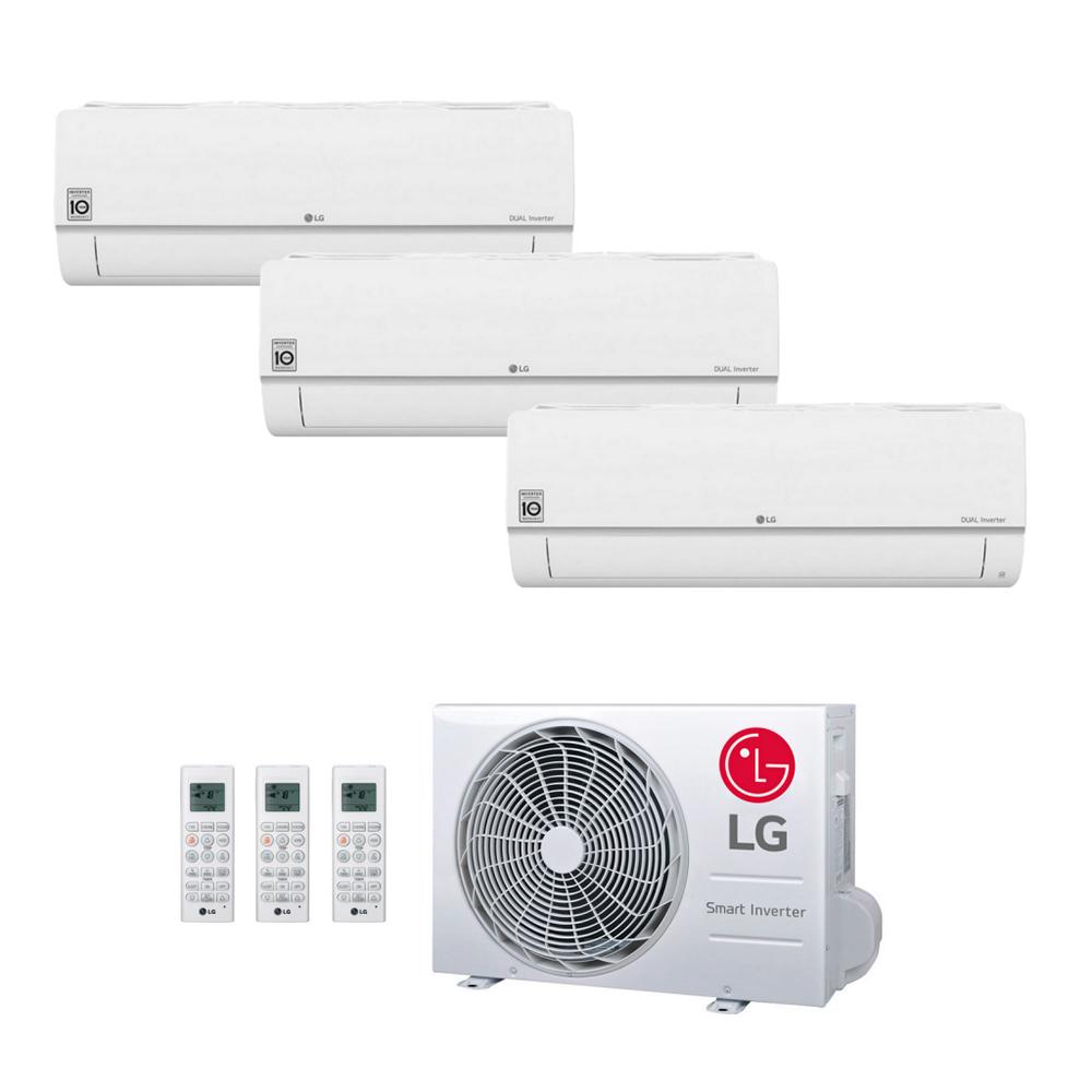 Aire Acondicionado LG 3X1 PC09SK+ PC09SK + PC18SK + MU4R25 Confort Connect WiFi 