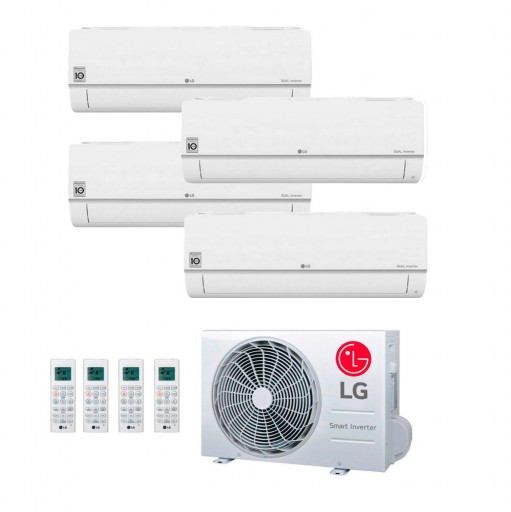 Aire Acondicionado LG Confort Connect 4x1 PC09SK + PC09SK + PC09SK + PC18SK + MU5R30 WiFi 