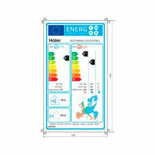 MultiSplit 2x1 Haier 2U50MS3FRA + GEOS-R PLUS 35 + GEOS-R PLUS 35 WiFi [2]