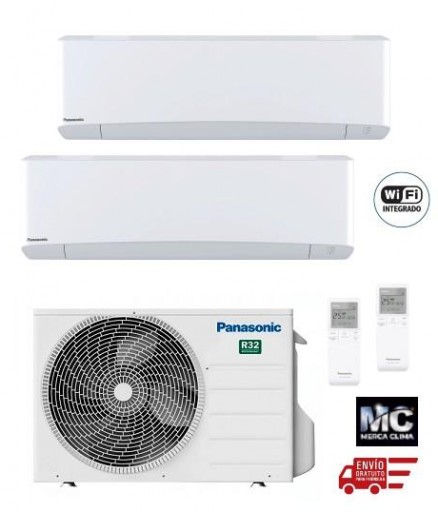Panasonic KIT-2Z2035-TBE Etherea 2x1 Blanco mate