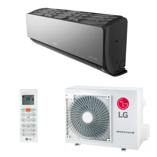 Split LG Artcool Mirror WiFi R32 AC12BK.SSJ