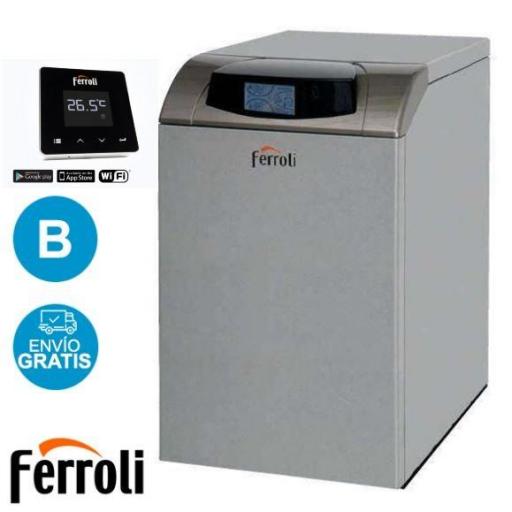 Ferroli Atlas ECO 30 SI UNIT+termostato wifi Caldera Gasoil 