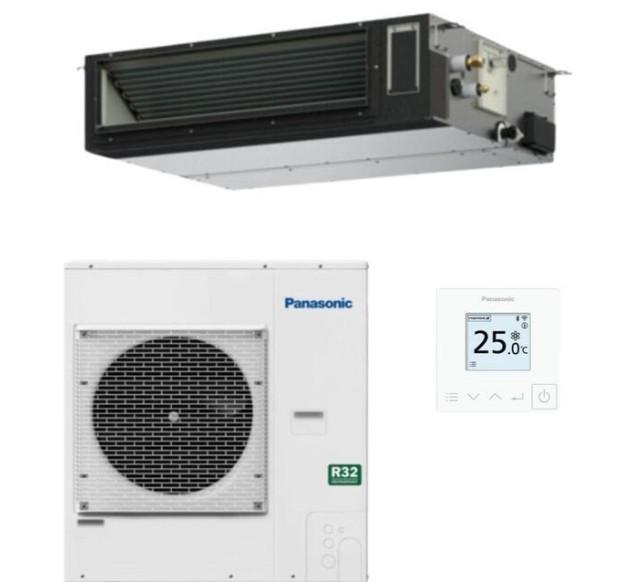 Aire Acondicionado por Conductos Panasonic KIT-140PF3Z5 PACi NX+Termostato CZ-RTC6BLW WiFi