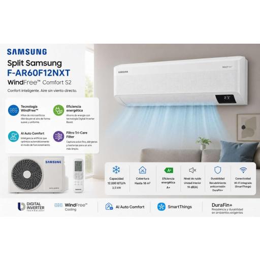 Split Samsung F-AR60F12NXT WindFree Comfort S2 [1]