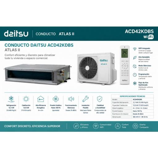 Conductos Daitsu ACD42KDB ATLAS II WIFI [2]