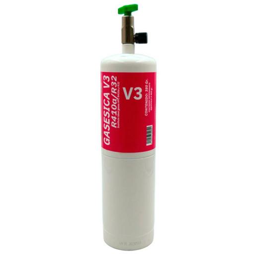 Gas refrigerante orgánico ecológico Gasesica V3 sustituto R410A y R32 + Llave [0]
