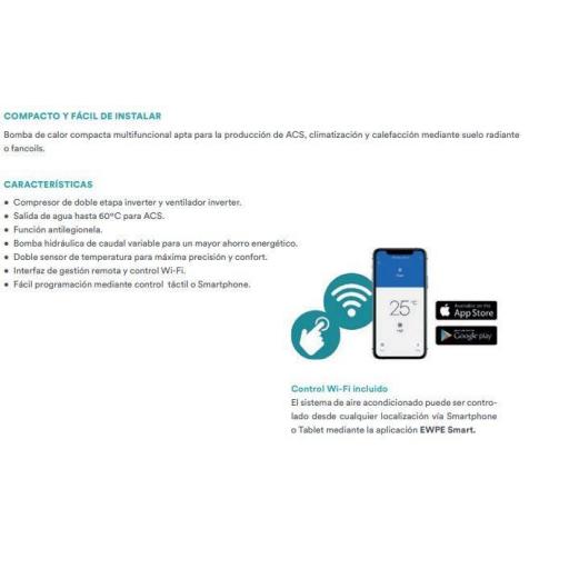 Aerotermia Daitsu Monobloc 3D SMART AOWD 18 WiFi Incluido [1]