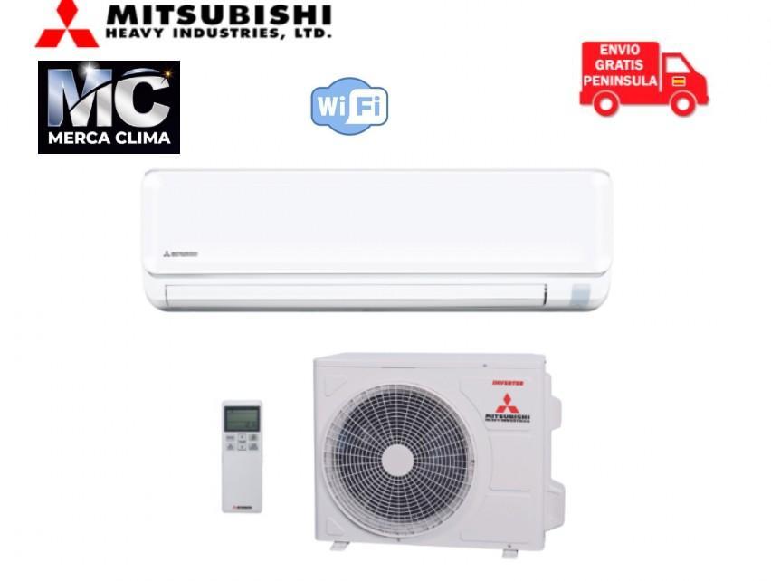 AIRE ACONDICIONADO SPLIT MITSUBISHI HEAVY GLOBAL SRK35ZTL-W+INSTALACION BASICA HASTA 3 METROS