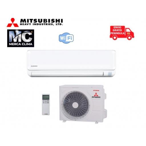 AIRE ACONDICIONADO SPLIT MITSUBISHI HEAVY GLOBAL SRK35ZTL-W+INSTALACION BASICA HASTA 3 METROS [0]