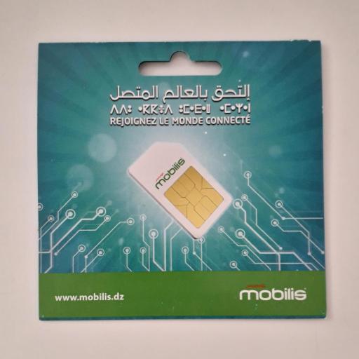 	tarjeta SIM mobilis oferta de 1300 DA