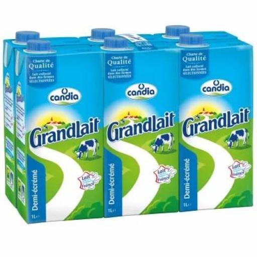 Pack Leche Semidesnatada Candia 1×6L [0]