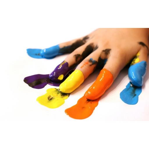 Botes de pintura de dedos 125 ML