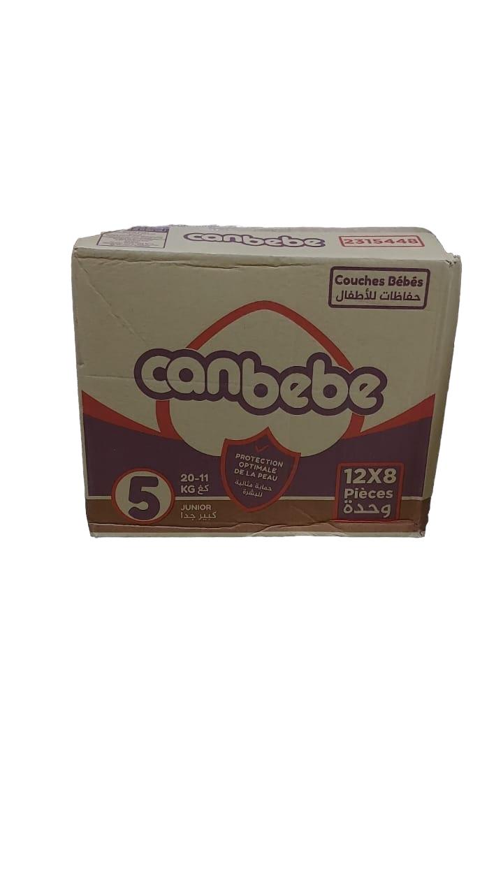 Pack 12x9 Pañales CANBEBE Talla 5 11-25 kg