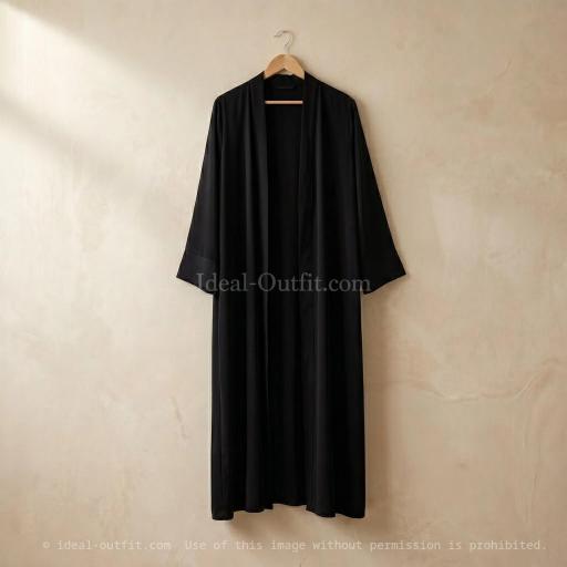 KIMONO LARGO SEDA MEDINA NEGRO UNITALLA [1]