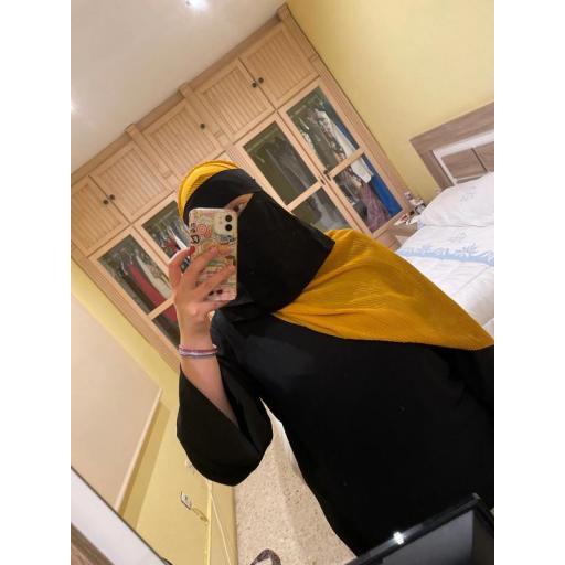 NIQAB NEGRO CORTO (NO ENTRA HIJAB) [2]