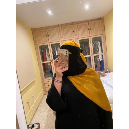 NIQAB NEGRO CORTO (NO ENTRA HIJAB) [1]