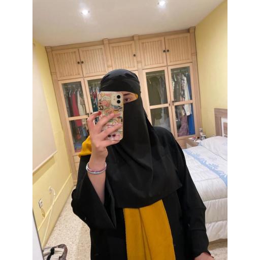 NIQAB NEGRO LARGO  [7]