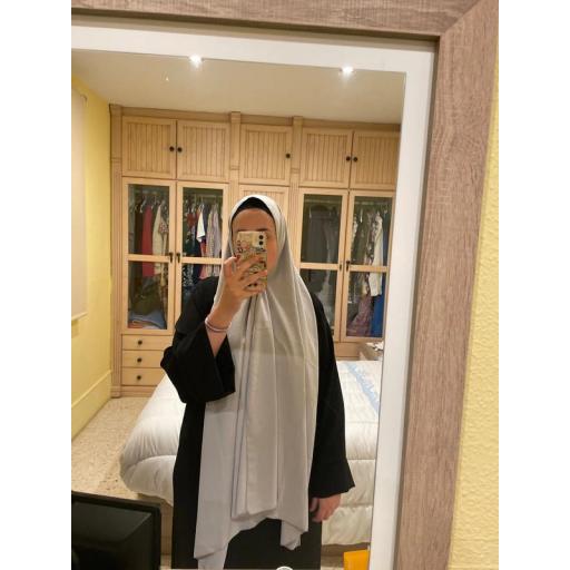 HIJAB SEDA MEDINA COLOR GRIS CLARO [5]