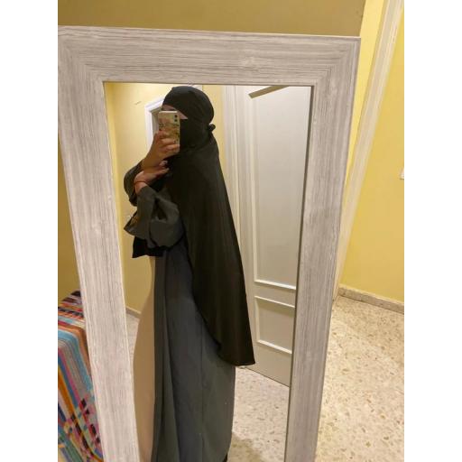 LONG BLACK NIQAB  [3]