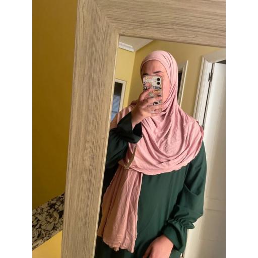 HIJAB DE PUNTO DE VISCOSA ROSA CLARO [2]