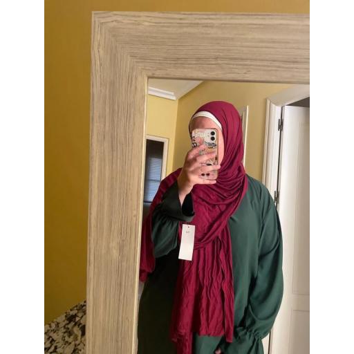 HIJAB DE PUNTO DE VISCOSA BURDEOS
