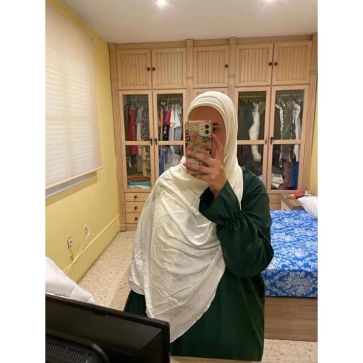 HIJAB DE PUNTO DE VISCOSA BLANCO [3]