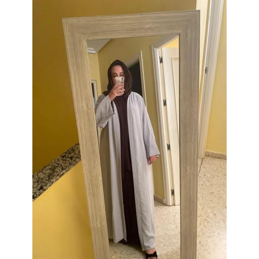 KIMONO LARGO GRIS CLARO UNITALLA SEDA MEDINA [1]