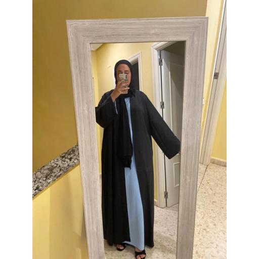 KIMONO LARGO NEGRO UNITALLA SEDA MEDINA [1]