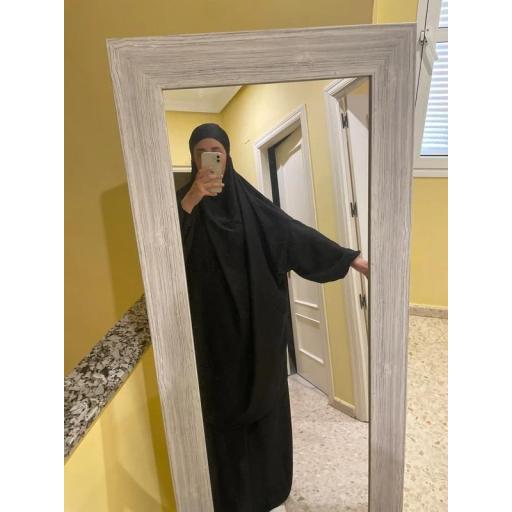 CONJUNTO DE JILBAB CON FALDA DE SEDA DE MEDINA  [3]