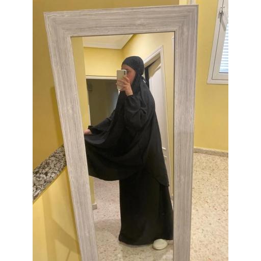 CONJUNTO DE JILBAB CON FALDA DE SEDA DE MEDINA  [6]