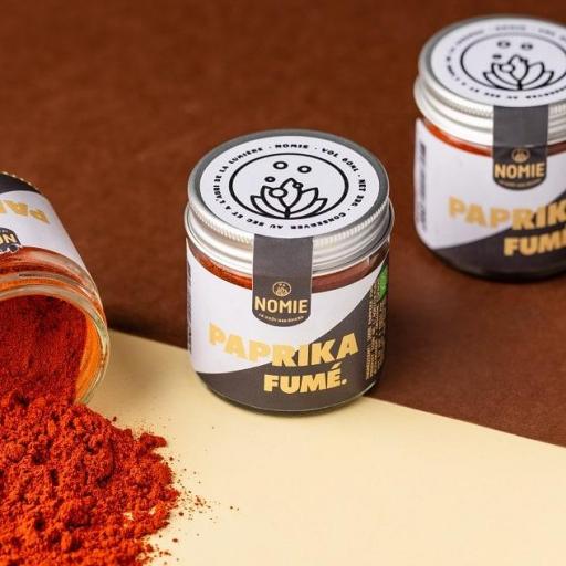 PAPRIKA AHUMADO EN POLVO ORGANICO 33 GR EN BOTE DE CRISTAL [0]