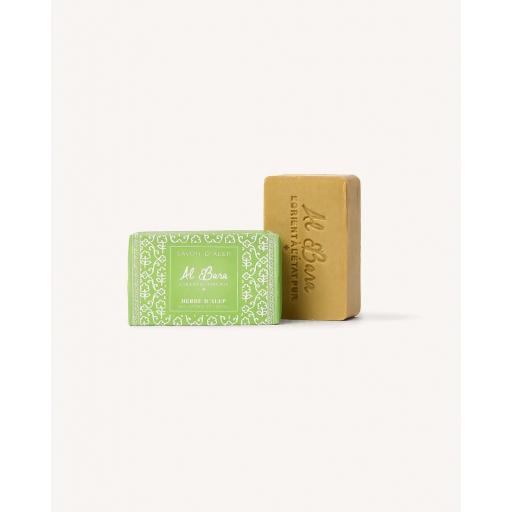 JABON DE ALEPO PERFUMADO NATURALMENTE CON HIERBA DE ALEPO 100g [0]