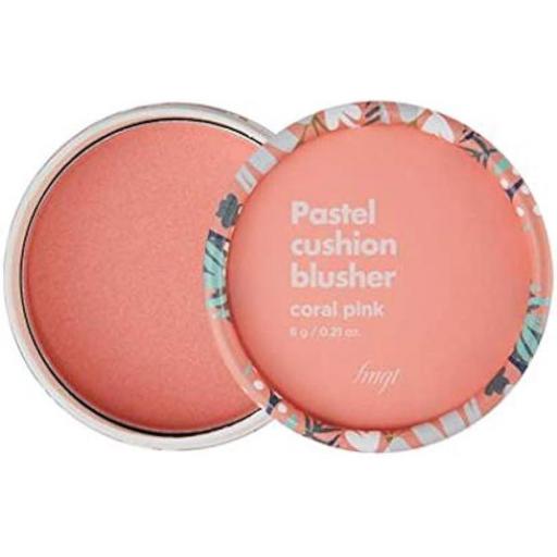 PASTEL CUSHION BLUSHER THE FACE SHOP - 02 CORAL PINK