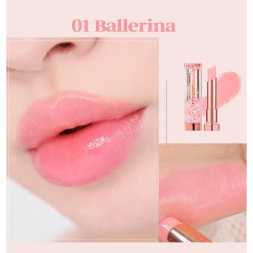 CORINGCO - SHALALA SNOW BALL LIP BALM - TONO 01 BALLERINA  [6]