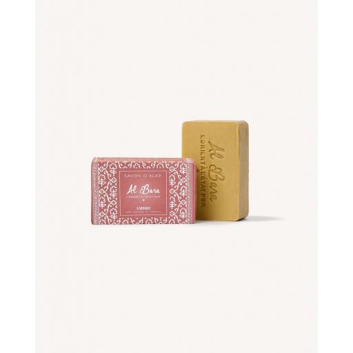 JABON DE ALEPO PERFUMADO NATURALMENTE CON AMBAR 100 GR