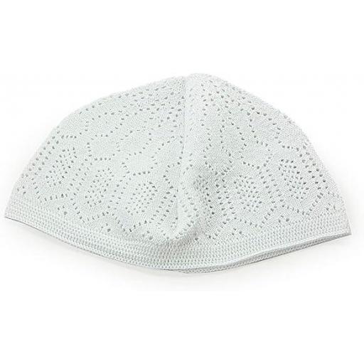 PACK 2 GORROS DE REZO MUSULMAN HOMBRE (BLANCO Y NEGRO) [7]