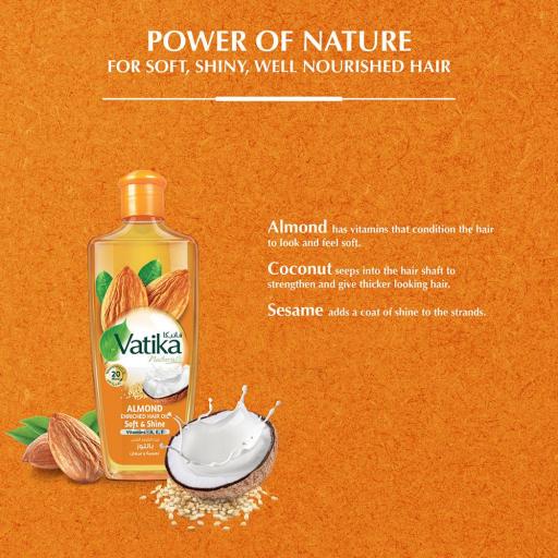 VATIKA ALMOND HAIR OIL- DABUR [1]