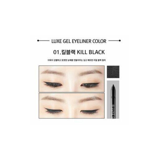 Luxe Gel Eyeliner (#1 Kill Black) Negro [2]