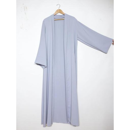 KIMONO LARGO SEDA MEDINA GRIS CLARO UNITALLA [2]