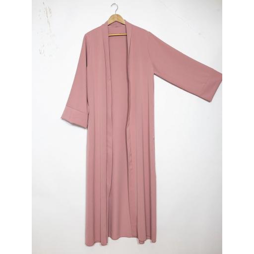 KIMONO LARGO SEDA MEDINA ROSA VIEJA UNITALLA [1]