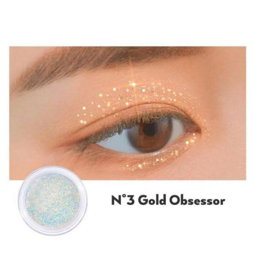UNLEASHIA GET LOOSE GLITTER GEL - 03 GOLD OBSESSOR 4 GRAMOS [2]