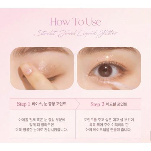 DASIQUE STARLIT JEWEL LIQUID GLITTER 05 LIGHT PEACH [5]
