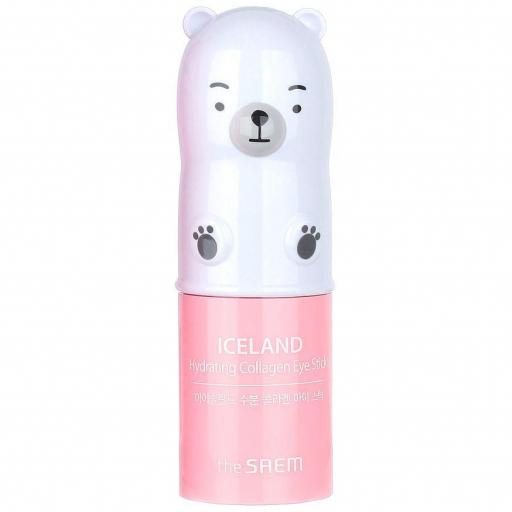 The Saem Iceland Hydrating Collagen Eye Stick Contorno Hidratante y Reafirmante [2]