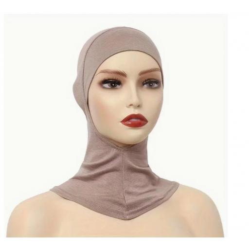 GORRO INTERNO HIJAB MARRON ELASTICO [0]