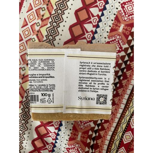 SYRIANA JABON NATURAL DE ALEPO CAFE Y VAINILLA 100 GRAMOS [2]
