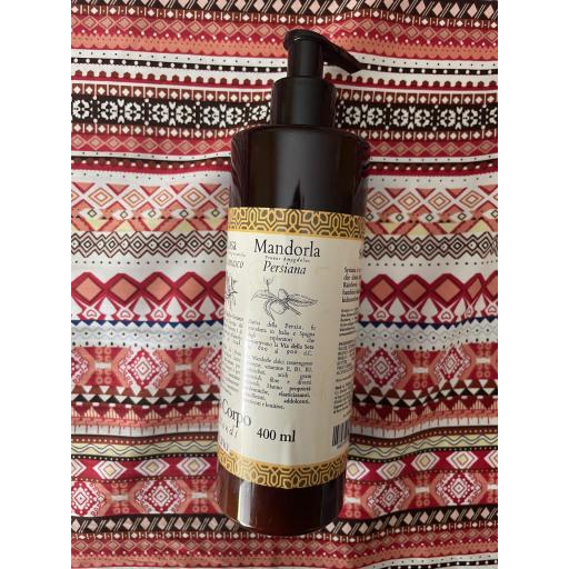 SYRIANA BODY MILK ''MARCO POLO'' NATURAL (ALMENDRA PERSA, ROSA DE DAMASCO Y MANTECA DE KARITE) 400 ML 