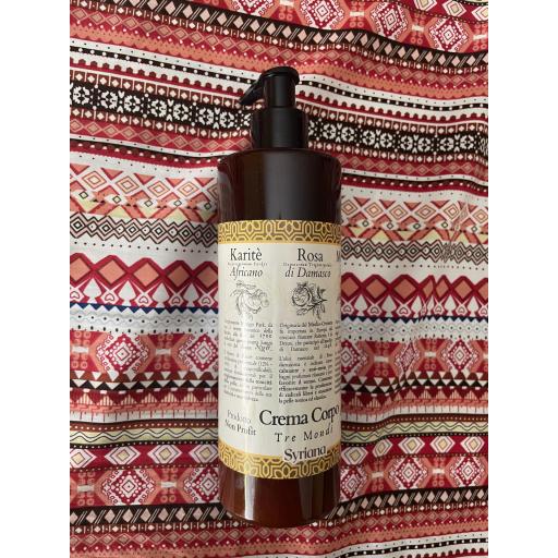 SYRIANA BODY MILK ''MARCO POLO'' NATURAL (ALMENDRA PERSA, ROSA DE DAMASCO Y MANTECA DE KARITE) 400 ML  [1]