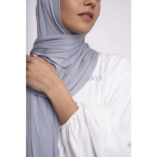 HIJAB PUNTO DE VISCOSA GRIS CLARO [1]