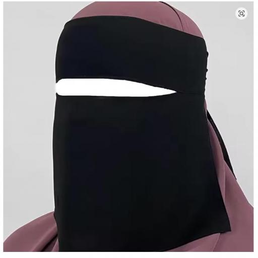 NIQAB NEGRO CORTO (NO ENTRA HIJAB) [6]
